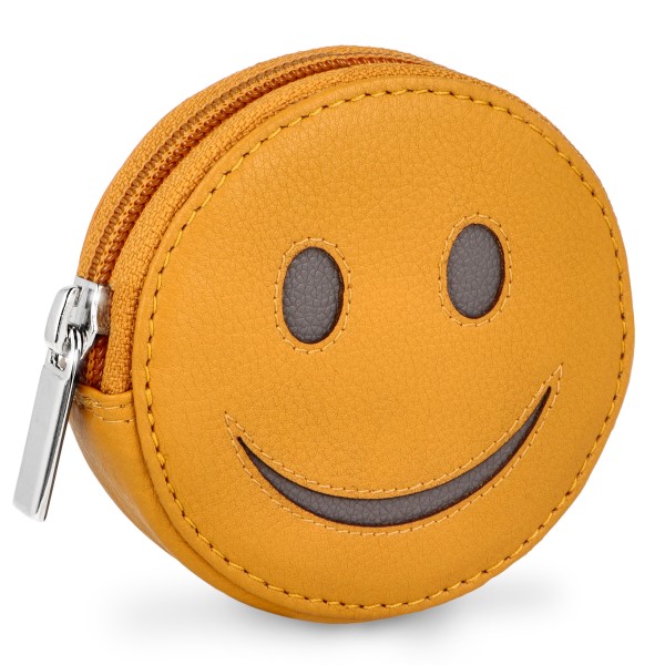 Lächelnder Smiley Börse mit Schlüsselring