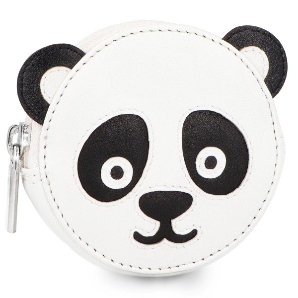 Geldbörse Pandabär Leder mit Schlüsselring Mini Portmonee